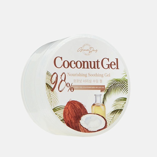 

GRACE DAY Питательный успокаивающий гель с экстрактом кокоса Coconut Gel 300.0, Питательный успокаивающий гель с экстрактом кокоса Coconut Gel