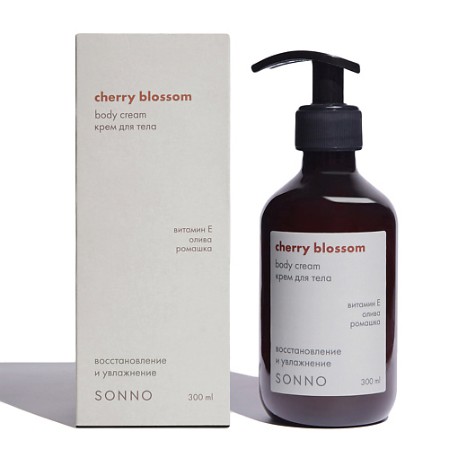 

SONNO Крем для тела Cherry Blossom 300.0, Крем для тела Cherry Blossom