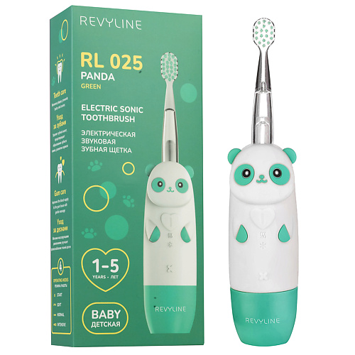 

REVYLINE Электрическая зубная щетка RL 025 Panda, Электрическая зубная щетка RL 025 Panda