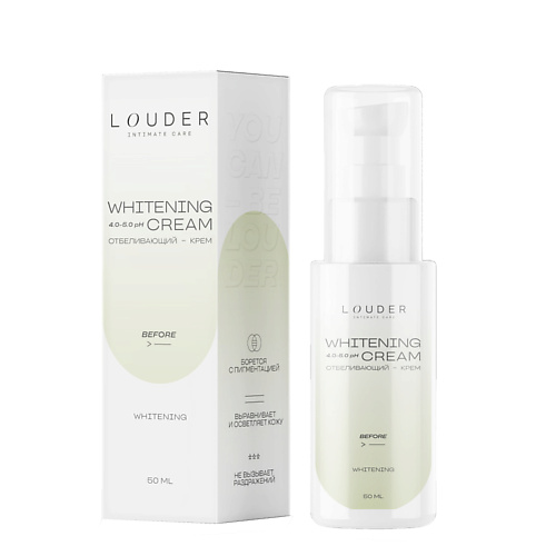 

LOUDER INTIMATE CARE Отбеливающий крем 50.0, Отбеливающий крем