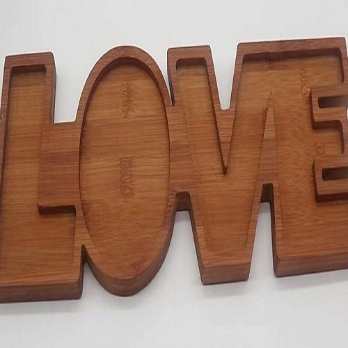 

ARYA HOME COLLECTION Сервисный поднос из бамбука Love 40x13x2 см, Сервисный поднос из бамбука Love 40x13x2 см