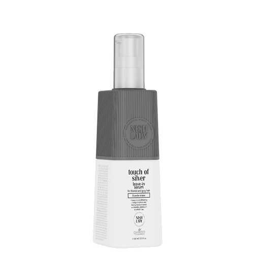 

NISHLADY Несмываемая сыворотка для блонда и седых волос TOUCH OF SILVER LEAVE-IN SERUM 97.0, Несмываемая сыворотка для блонда и седых волос TOUCH OF SILVER LEAVE-IN SERUM