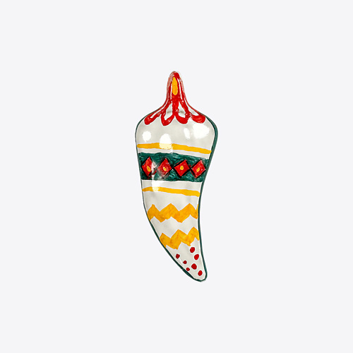 

LA PALME ARTISAN CERAMICA Брошь авторская Перец Мексика Вайт Б, Брошь авторская Перец Мексика Вайт Б