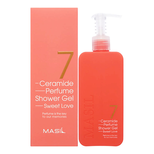 MASIL Парфюмированный гель для душа С АРОМАТОМ ИРИСА 7 Ceramide Perfume Shower Gel Sweet Love 3000 768₽