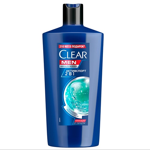 

CLEAR Шампунь MEN 2в1 Активспорт, Шампунь MEN 2в1 Активспорт