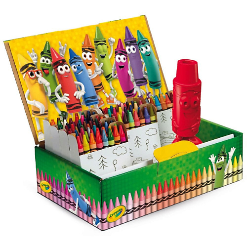 

CRAYOLA Набор восковых мелков с точилкой, Набор восковых мелков с точилкой