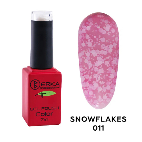 

BERKA Гель-лак для ногтей Snowflakes, Гель-лак для ногтей Snowflakes