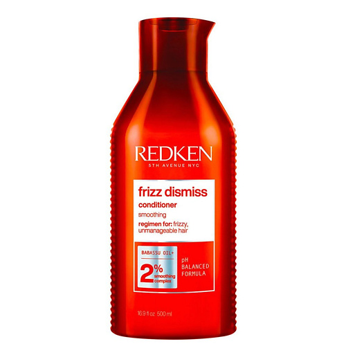 

REDKEN Разглаживающий кодиционер Frizz Dismiss для непослушных волос 500.0, Разглаживающий кодиционер Frizz Dismiss для непослушных волос