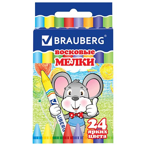 

BRAUBERG Восковые мелки, Восковые мелки
