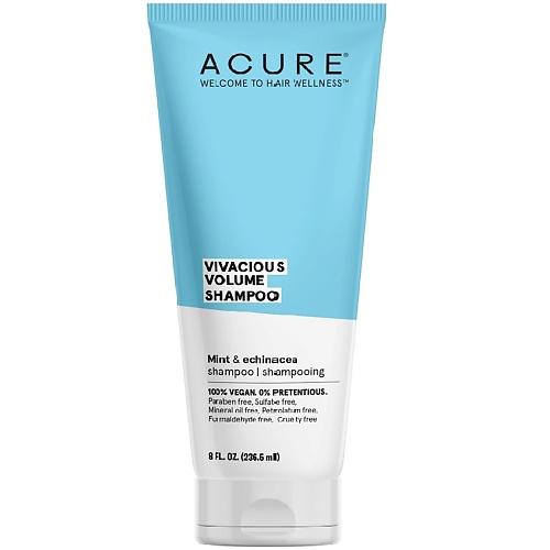 

ACURE Шампунь для объема волос мята перечная и эхинацея Vivacious Volume Shampoo, Шампунь для объема волос мята перечная и эхинацея Vivacious Volume Shampoo
