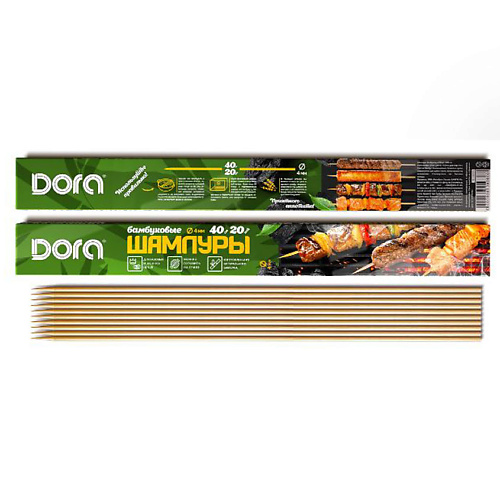 

DORA Шпажки бамбуковые 40см, 20шт, Шпажки бамбуковые 40см, 20шт