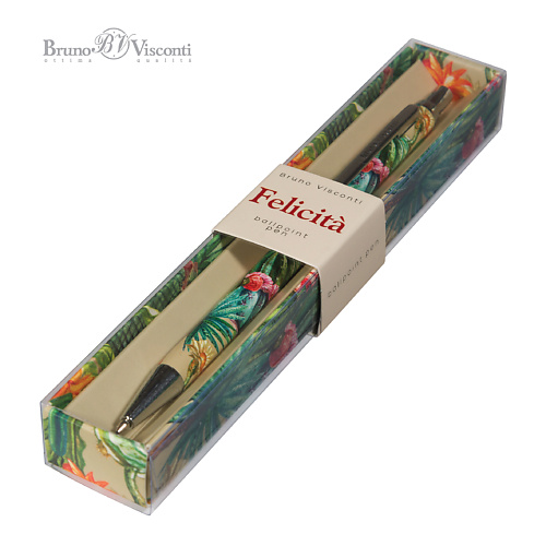 

BRUNO VISCONTI Ручка "Felicita. КАКТУСОВЫЙ РАЙ" шариковая металлическая синяя 0,7 мм, Ручка "Felicita. КАКТУСОВЫЙ РАЙ" шариковая металлическая синяя 0,7 мм