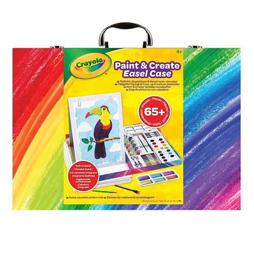 

CRAYOLA Принадлежности для рисования в кейсе для хранения Paint&Create, Принадлежности для рисования в кейсе для хранения Paint&Create