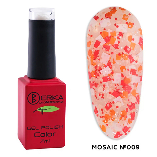 

BERKA Гель-лак для ногтей Mosaic, Гель-лак для ногтей Mosaic