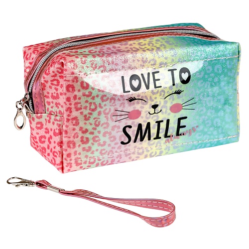 

LUKKY Косметичка глянцевая Love to Smile, Косметичка глянцевая Love to Smile