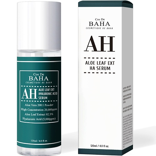 

COS DE BAHA AH Aloe Leaf Ext Hyaluronic Acid Serum Сыворотка для лица 120.0, AH Aloe Leaf Ext Hyaluronic Acid Serum Сыворотка для лица