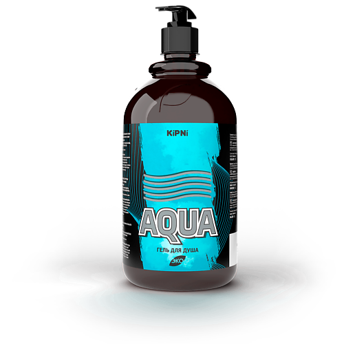 Гель для душа KIPNI Гель для душа (мужские ароматы) с дозатором AQUA