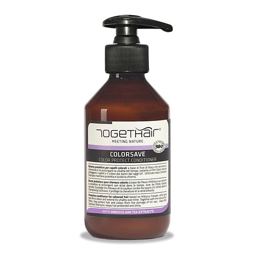 

TOGETHAIR MEETING NATURE COLORSAVE Бальзам-кондиционер для защиты цвета окрашенных волос 250.0, COLORSAVE Бальзам-кондиционер для защиты цвета окрашенных волос