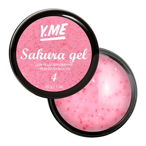 

Y.ME Гель пастельного оттенка с мелкими частичками фольги Sakura Gel, Гель пастельного оттенка с мелкими частичками фольги Sakura Gel