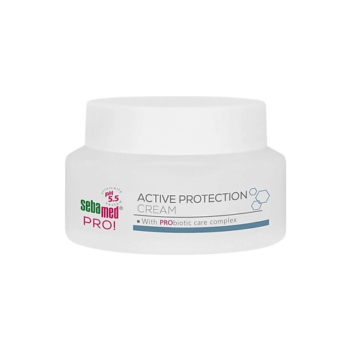 Кремы для лица SEBAMED Защитный антивозрастной крем PRO! Active Protection с пробиотиками для чувствительной кожи 50.0
