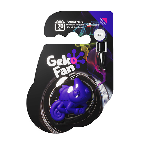 WISPER Ароматизатор для авто GekoFan Purple 1