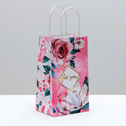

ДАРИТЕ СЧАСТЬЕ Пакет подарочный крафтовый, упаковка, "For you", Пакет подарочный крафтовый, упаковка, "For you"