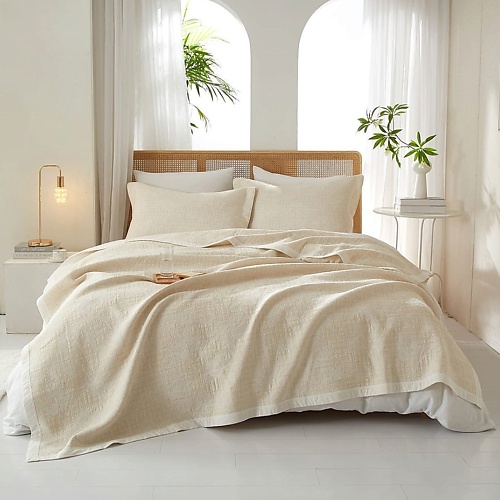 

ARYA HOME COLLECTION Покрывало Arya хлопковое 180x240 Serrulate Бежевый, Покрывало Arya хлопковое 180x240 Serrulate Бежевый