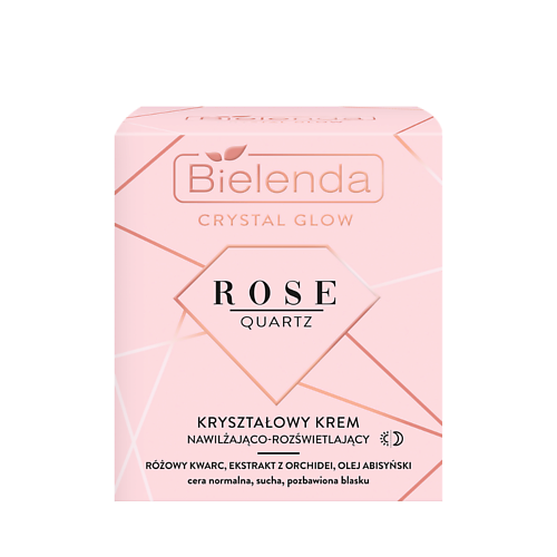 BIELENDA Увлажняющий крем CRYSTAL GLOW ROSE QUARTZ 50.0