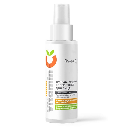 

БЕЛИТА-М Спрей-тонер для лица трансдермальный с липосомами серии nanoVitamin C 150.0, Спрей-тонер для лица трансдермальный с липосомами серии nanoVitamin C