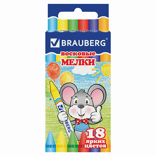 

BRAUBERG Восковые мелки, Восковые мелки