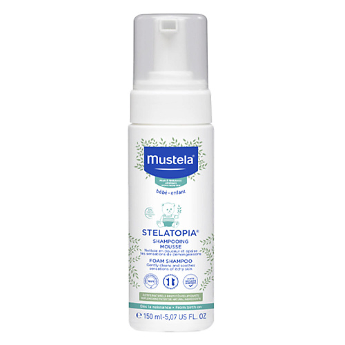

MUSTELA Гиполлергенный шампунь-мусс Stelatopia Foam Shampoo для чувствительной кожи 150.0, Гиполлергенный шампунь-мусс Stelatopia Foam Shampoo для чувствительной кожи