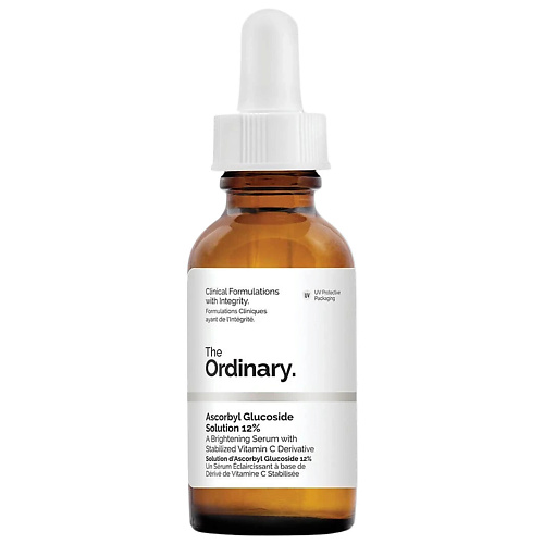 

THE ORDINARY Осветляющая сыворотка Ascorbyl Glucoside Solution 12% 30.0, Осветляющая сыворотка Ascorbyl Glucoside Solution 12%