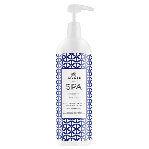 

KALLOS COSMETICS SPA Гель для душа Moisturizing, увлажняющий, с экстрактом морской соли и водорослей 1000.0, SPA Гель для душа Moisturizing, увлажняющий, с экстрактом морской соли и водорослей