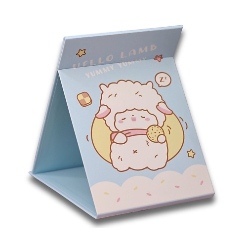 

ILIKEGIFT Зеркало настольное "Hello lama" blue, Зеркало настольное "Hello lama" blue