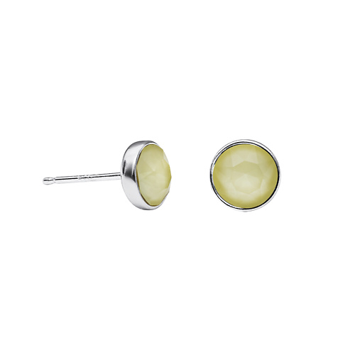 

FIORE LUNA Пусеты Crystal Powder Yellow, Пусеты Crystal Powder Yellow