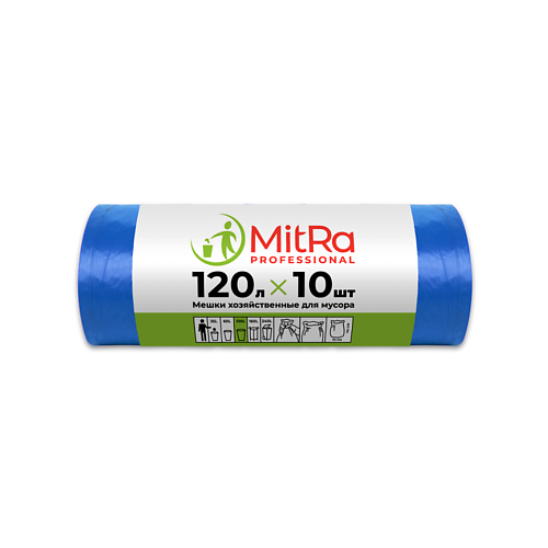 

MITRA Мешки для мусора 120 л 10.0, Мешки для мусора 120 л