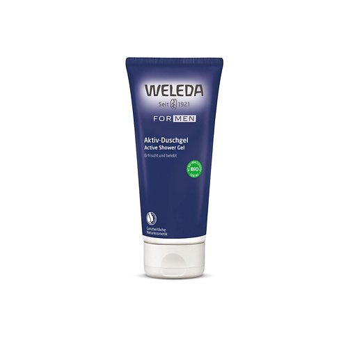 

WELEDA Бодрящий мужской гель для душа For Men 200.0, Бодрящий мужской гель для душа For Men