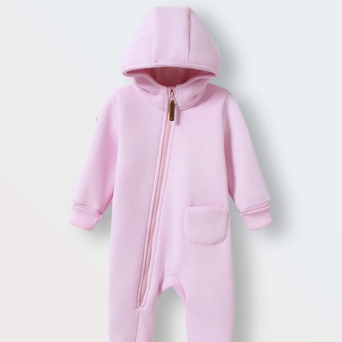 

TOUCAN FOR KIDS Комбинезон из футера утепленный ярко-розовый открытые ножки, Комбинезон из футера утепленный ярко-розовый открытые ножки