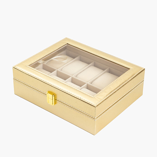 

CLOX Шкатулка для хранения 10 часов, P-10GOLD, Шкатулка для хранения 10 часов, P-10GOLD