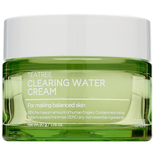 

TENZERO Крем для лица балансирующий с экстрактом чайного дерева Tea Tree Clearing Water Cream 50, Крем для лица балансирующий с экстрактом чайного дерева Tea Tree Clearing Water Cream