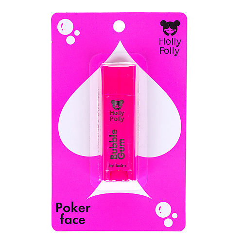 

HOLLY POLLY Poker Face Бальзам для губ Bubble gum, Poker Face Бальзам для губ Bubble gum