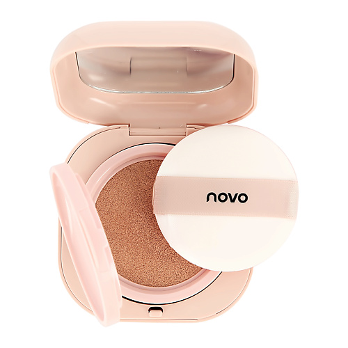 Тональное средство NOVO Основа-кушон тональная для лица LIGHT AIRY INVISIBLE CUSHION