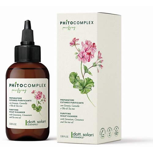 

DOTT.SOLARI COSMETICS Очищающее средство для кожи головы Phitocomplex Purifying 100.0, Очищающее средство для кожи головы Phitocomplex Purifying