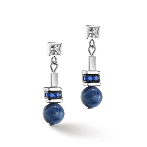 

COEUR DE LION Пусеты Atlantis Sphere Blue-Silver, Пусеты Atlantis Sphere Blue-Silver
