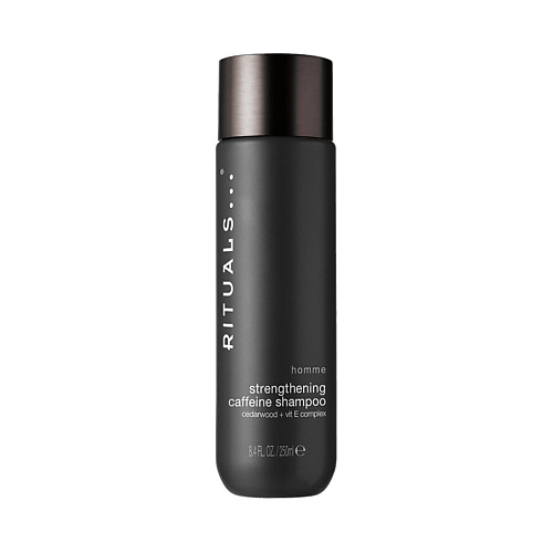 

RITUALS... Укрепляющий шампунь с кофеином для мужчин HOMME Strengthening Caffeine Shampoo 250.0, ... Укрепляющий шампунь с кофеином для мужчин HOMME Strengthening Caffeine Shampoo