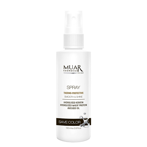 

MUAR COSMETICS Спрей Термозащита увлажняющий для гладкости и блеска 110.0, Спрей Термозащита увлажняющий для гладкости и блеска