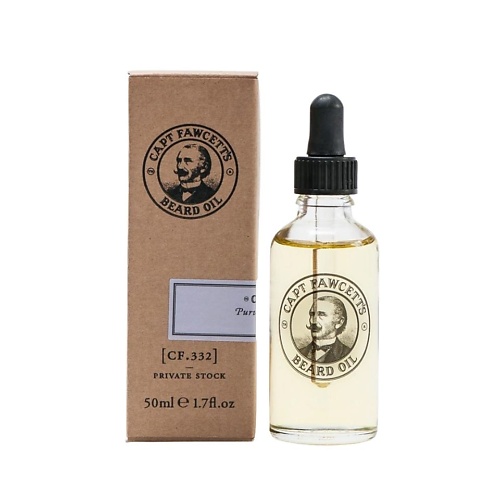 Уход за бородой  Летуаль CAPTAIN FAWCETT Масло для бороды флакон с пипеткой 50.0