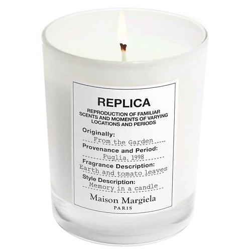 

MAISON MARGIELA Ароматическая свеча Replica Raumduft From The Garden 165.0, Ароматическая свеча Replica Raumduft From The Garden