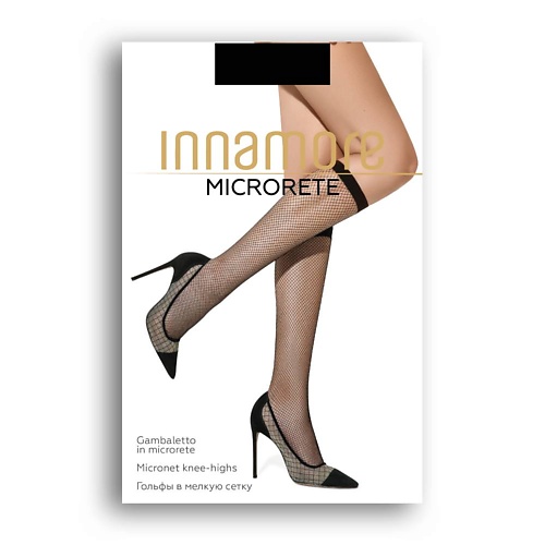 

INNAMORE Женские гольфы Microrete Nero, Женские гольфы Microrete Nero