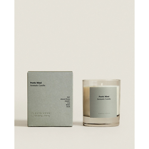 

ZARA HOME Ароматическая свеча poetic mind 200.0, Ароматическая свеча poetic mind
